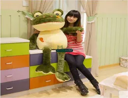 Dorimytrader Large 47039039 120cm Giant Stuffed Soft Plush Cartoon Animal The Frog Prince Toy Nice Gift For Babies DY6231779