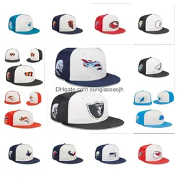 Ball Caps 2023 Toptan Snapbacks Ayarlanabilir Şapkalar Beyzbol Düz Şapka Tasarımcı Tüm Tem Logo Nakış Basketbol Futbolu MES DHCV1