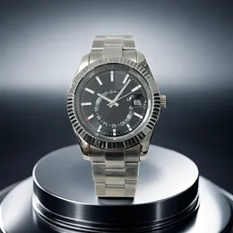 Mens relógio automático Relógios 3A Sapphire Calendário de 42 mm de 42 mm de água inoxidável resistente a água resistente a pulseiras Montre de Luxe Relógios GFit Git