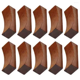 Küche Aufbewahrung 12 PCs Single konkaven Stäbchen REST Holz Utensilien Essstäbchen Stand Holzstütze