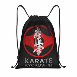 Karatê Kyokushin Backpack Menino Menino Menino Esporte SACKPACK SACKPACK portátil Saco de Treinamento de Artes Marciais Y3vy#