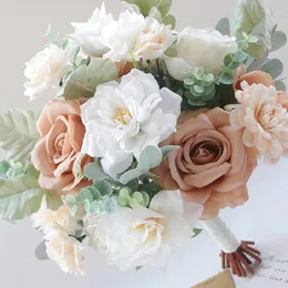 結婚式の花ブライダルブーケの手は、POスタジオで開催された花柄の花束シミュレーションサンプルルームデザインビーンペーストカラーfh551
