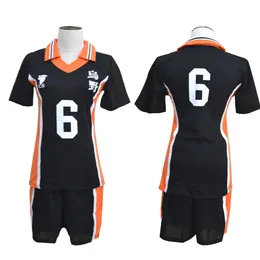 배구 청소년 유니폼 애니메이션 의상 배구 유니폼 코스프레 코스프레 jerseys karasuno 고등학교 배구 팀 유니폼 240416