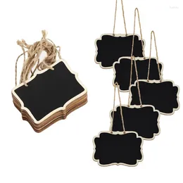 Decorazione per feste 120 pezzi Mini Chalkboards segni sospeso Blackboard a doppia faccia di messaggi per matrimoni per bambini Crafts Prezzo Prezzo all'ingrosso