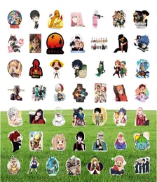 50pcs Japonês de anime de anime de desenho animado para a água lápis capa de capa de geladeira carros de skate decalques fofos infantil brinquedos2131210