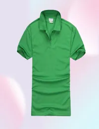 Francuska marka Crocodile Man Polo Shirt Summer Business Bawełniana luźna połowa rękawy haft lapel