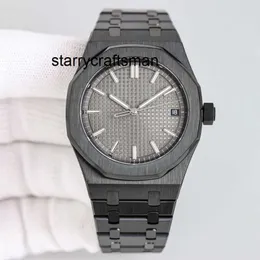 المصمم يشاهد APS Audemar Audemar Frosting Watch 41 مم مقاوم للماء Wristwatches Montre Black