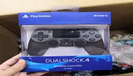 PS4振動のための最高品質のワイヤレスBluetoothコントローラー小売パッケージゲームコントローラー付きJoystick GamePadゲームコントローラー4747243