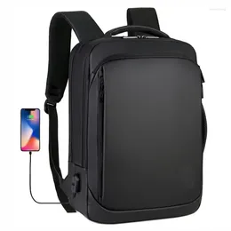 Rucksack Aiwithpm 15,6 Zoll Laptop Herren Reisetablack Business Notebook Mochila wasserdichte Rucksack USB -Ladebeutel