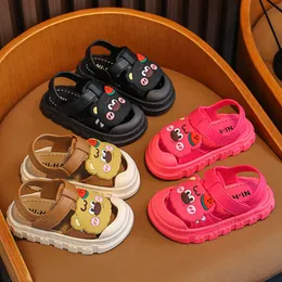 2024 New Children 's Sandals Summer Walking Baby Shoes Girl Bair Boys Baotou Sandals