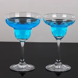 Weingläser 2pcs Martini Cocktail Glas Getränkwaren Champagner trinken Cup Goblet Triangular Smoothie Juice Home Hochzeitsglaswaren