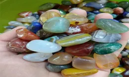 200g Tumbled Stone Beads and Bulk Assorted Mixed Gemstone Rock Minerals Crystal Stone for Chakra Healing Natural agate for Dec2992023