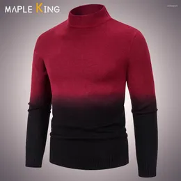 Herrenpullover Winterkleidung Männer Stufe Farbdesigner Pullover Frau Luxus Pullover Koreanische Mode gestrickt Vintage Jumpern Mäntel