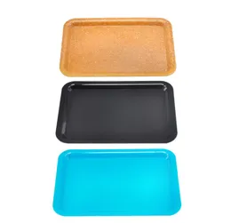 Rolling Tray Plastic Tobacco Mały rozmiar rozmiaru 1812 mm Scroll Roll Rolka papierosy uchwyt na taca na sucha zioła młynek do palenia 3 kolory 8265869