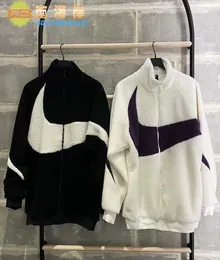 2020 Nya jackor Lambrock Black White Rands Jackets Men039S Women Dragkare Casual Hooded Windbreaker Jackets65468851792