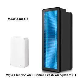 Rengörare Byte för Xiaomi Mijia Electric Air Purifier Fresh Air System C1 Composite Filter MJXFJ80G3 Merv12 Filter H13 HEPA