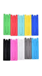 Porta di supporto in silicone un tocco portatile universale con slot per schede per supporti per telefoni cellulari per iPhone 7 più Samsung Huawei HTC3894129