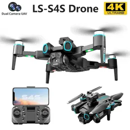 Dronlar LS-S4S RC Drone 5G WiFi FPV Fırçasız Motor GPS İade 360 ​​Lazer Engel Kaçınma 4K HD Çift Kamera RC Quadcopter Drone Toys 24416