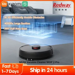 제품 Xiaomi Mijia Robot Mop 2 Pro 가정 청소 로봇 LDS 레이저 내비게이션 4KPA 흡입 파워 스마트 계획 맵