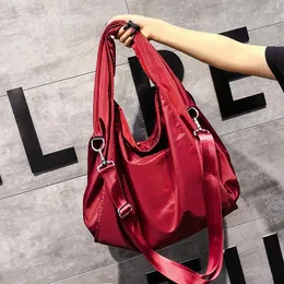 Shoulder Bags 2024 European And Beautiful Women's Handbag Fashion Women Tote Nylon Big Bag Trendy Casual Hand-carry Mommy Travel