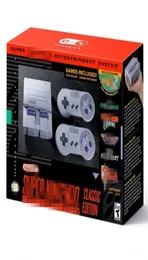 Super Mini Nostalgic Host Game Console 21 Video videogiochi TV Player per SNES 16 bit Gamesole con box di vendita al dettaglio4754772