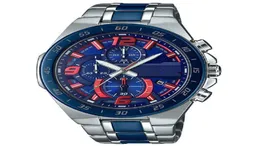 Высококачественные мужские модные часы дизайнерские перевозки из нержавеющей стали Quartz Quartz EFR564