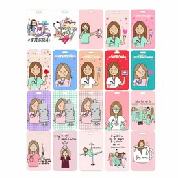 Doctor Nurse Women's Card Hold Card Hospital Badge Holdge Case di carte per ragazze per Medicina pediatria e decine P9LS#