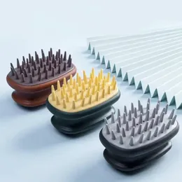 1 pcs multifunzionale massaggio portatile spazzola cuoio cuoio capelluto spazzola pettine per la pulizia della testa pettine massager 4 colori nuovi