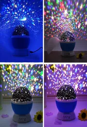 Rotierende Nachtlichtprojektorlampe Starry Sky Star Einhorn Kinder Baby Schlaf romantische LED -Projektion Lampe USB Batterie6338329