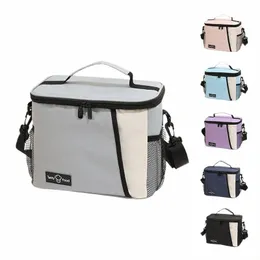 insulated Lunch Bag Large Lunch Bags For Women Men Reusable Lunch Bag With Adjustable Shoulder Strap c3De#