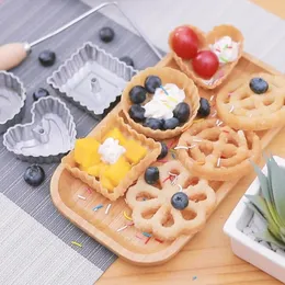 Alumínio Rosette Roseta Ferro Waffle Alloy Fring Snack Mold Funil Cookie Bake Molde