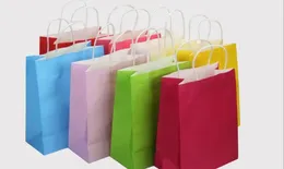 13 sacchetti di moda a colori manico in pacco confezione da regalo per sacchetti di carta 27*21*11 cm 11 ll