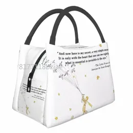 Custom the Little Prince Lunch Bag Mężczyźni Kobiety ciepłe chłodne izolowane pudełko na lunch do pracy pinic lub podróżne owoce świeże torba do przechowywania g0xk#