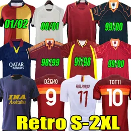 Top Men tops retrò nakata balbo totti calcio jerseya 1990 1991 1992 1993 1994 1995 1998 Batistuta dzeko 2001 2002 2004 2005 2006 montella classic Vintage Football Shirt