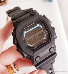 2021 NYA STLE GX56 Auto Light LED Watch Waterproof Chronograph Solar Energywatch Rubber Strap2231644