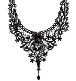 CHOKER GOTHIC VICTORIAN BLACK CREARLES