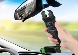 Bil Mobiltelefon Holder Air Vent Mount Stand Clip Car bakspegel Mirror Firstperson Visa Video Fotografering Driving Recorder Kitchen4831865