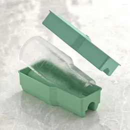 Bakning Mögel Ice Maker Silicone Cube Tray med lock för 20-40 oz glasögon tumlar ihåliga cylinderdesign återanvändbara cocktails mugg