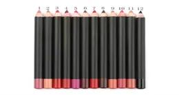 Ismine Lip Liner Pener Pencil وشم غير لامع مع مربع فردي 19 لونًا طبيعيًا طويلًا لارتداء الماكياج Pen124401