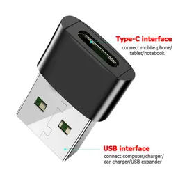 USB 30 masculino para USB tipo C Female OTG Data Adapter Conversor Adaptador de cabo TypeC para Samsung Xiaomi Huawei3917118