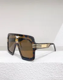 Okulary przeciwsłoneczne dla mężczyzn i kobiet w stylu letnich plaży przeciwzakręgowych retro 0900S prostokąt talerzy Big Full Famase Modne okulary RAN3089851