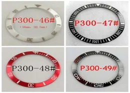 P300 시계 부품 38mm 세라믹 베젤 삽입 40mm 시계 Oiginal Ceramic Bezel Fine Scale Insert 40mm 자동 Watch3742678 용.