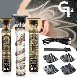 2023 T9 0 mm Profesjonalne włosy broda broda elektryczna elektryczna maszyna do golenia golarka fryzjerka 240410