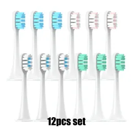 Teste di spazzole di sostituzione dei prodotti per Xiaomi Mijia T300/T500/T700 12 PC Set di ugelli per pacchetto di aspirapolvere da dente elettrico sonico
