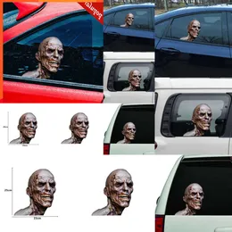 2024 2024 Festival 3D Sticker Zombie Vinyl Death Death Decal Car Sticker Halloween Sticker Pack Zombie Laptop Decal