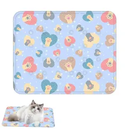 Super Cool Dog Tapete Cooling Summer Pet Ice Pads Cães Cama de dormir para um pequeno laptop de gato grande grande 240416