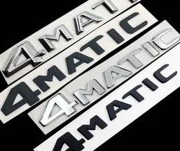 For Mercedes Benz A B C E G S ML SL CL GLA CLA Class AMG 4MATIC 4 MATIC Trunk Chrome Matte Black Letters Emblem Badge sticker1654312