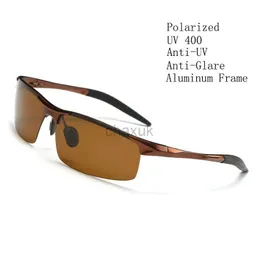 Solglasögon Aoron Polariserade solglasögon Mens Classic Sports Driving Sun Glasögon UV400 Luxury Male Aluminium Frame Solglasögon 24416