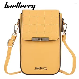 Shoulder Bags Baellerry Designer Small Bag Women PU Leather Phone Pocket Purse Ladies Mini Crossbody Messenger Female Wallet