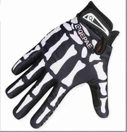 Herrendesigner Biker Rennhandschuhe Sommer Winter Fünf Finger Handschuhe Finger geschützter Schädel bedruckte atmungsaktive Handschuhe271d T220815856146092